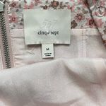 Cinq à Sept NEW  Pink Gold Floral Print Spring Summer Bra Crop Top Size M Photo 3