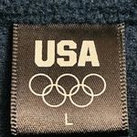 Team USA Unisex Adult’s Large Navy Blue Fleece Full Zip Olympic Jacket Gorpcore Photo 12