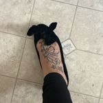 Miu Miu  Black Velvet Bow Ballet Flats Photo 8