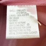 Tahari  Levine Pink Linen Blend Blazer Jacket Feminine Pretty Career Women 18W Photo 13