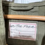 We The Free NWT  Moss Green Jacket with Yellow Lace-Up 100% Cotton Patches Photo 2