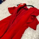 Cinq à Sept Michah Cold Shoulder Mini Dress in Red Size 2 Photo 6