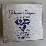 Premier Designs  “Camille” Brooch/Pin Crystal Silver Plated NWT OS Matte Floral Photo 9