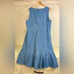 Joan Rivers NWOT  Blue Sleeveless chambray Dress M Photo 1