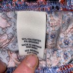 Mudd Sueded Jersey Paperbag Waisted Joggers Tapered Ankle Floral & Paisley EUC Photo 5