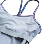 Lululemon Power Y Tank Top Cami Size 4 Blue Pink Abstract Artsy Gym Athleisure Photo 8