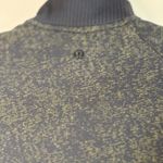 Lululemon Green Black Rest Less Half Zip Pullover Mock Shirt Top Sz Med 6/8 Photo 6