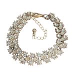 Vintage Elegant Crystal Silver Tone Bracelet Wedding Prom Pageant Adj 7.25+2.5" Photo 2