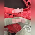 Victoria's Secret Victoria’s Secret Lace Underwire Bras Bundle | 36C | Pink & Mint Green Photo 2