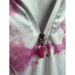PGA Tour  Apparel Pink Sunset Tie‎ Dye Print Short Sleeve Polo Shirt Photo 8