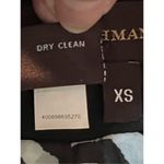 Dana Buchman  Black Trench Coat Zebra Lining Mandarin‎ Collar sz XS Weathergear Photo 10