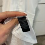 EXPRESS  White Ruffle Mini Dress Photo 3