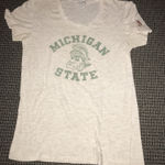 Michigan State Spartans Womens Large Gruff Sparty Tee By The Mitten State White Photo 0