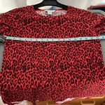 Tommy Bahama  Ashby T Shirt Red Leopard Cotton Tee S Photo 7
