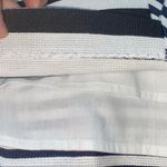 WHIT Textured Asymmetrical Striped Skirt Size 4 White Photo 7