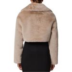 Laundry by Shelli Segal XL  TAUPE Fur Coat Photo 1