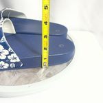 Bon Voyage Starboard Blue Floral Slide Sandals Women’s Size L New w/ Tag Photo 5