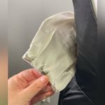 Alexis ‎ Women's Marinna Black White Wide Leg Bow Satin Pant Jumpsuit Size Medium Photo 5