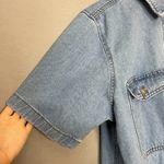 Universal Threads Universal Thread Women's Short Sleeve Shirtdress NWT FLAWS Light Wash  Sz Medium Photo 14