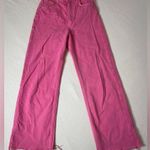ZARA  Wide Leg Solid Color Pink Pants Photo 4