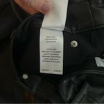 We Wore What Black Vegan Faux Leather High Rise Wide Leg Pants Trousers 28 Photo 9