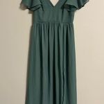 Birdy Grey Hannah Dress Size XS Bridesmaid Formal Wedding Gown Sea Glass Green Photo 2