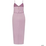 City Chic  Baby Frill Midi Dress, Lilac, Size 18, NWT Photo 1