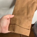 Acne Studios Acne Brooke turn up slim trousers women size 38 6 wool cashmere  caramel colored Photo 4