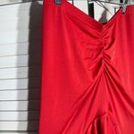 Sexy Ruffle Pants Devil Tail Halloween Costume Ruched Waist Lightweight Red S/M Size undefined Photo 2