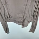 BCBGMAXAZRIA BCBGMAZARIA ASYMMETRICAL SOFT JACKET PURPLE MEDIUM ZIPPER WIDE LAPEL WOMENS Photo 10