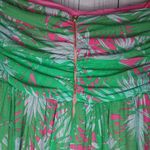 Juicy Couture Y2K Summer Palms Strapless Babydoll Mini Dress Size M Photo 12