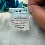 RipSkirt Hawaii Tropical Floral Blue Green Skirt Hook & Loop‎ Closure Large Photo 2