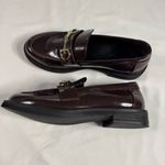 American Eagle Duchess Loafer Brown Patent Leather Academia Preppy Size 8.5 Photo 3