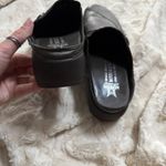Mephisto Helen Metallic Bronze Leather Clogs Comfort Slides Size 8.5 US Gray Photo 3