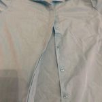 Chef Works Uniform Women Long Sleeve Button Baby Blue Small Photo 0