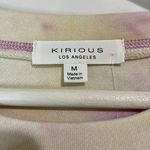 Kirious Women’s Reverse Tie Dye Long Sleeve Pullover Sweatshirt Purple Sz M NWT Photo 3