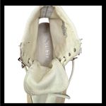 Gianni Bini Women’s High Top Sneakers Boots Sz 7M | Chunky Lug Sole Cream Beige Photo 12