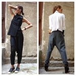 Guess by Marciano Black harem pants (Cavallo basso pants) in size XS / EU 38 Photo 1