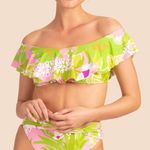 Trina Turk La Palma Off The Shoulder Top Sz 6 NWT Multicolored TOP ONLY Photo 0