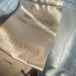 Area Stars Eyelet Trim Light Blue Long Sleeve Square Neck Dress Size Medium Photo 14