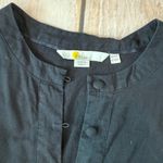 Boden Tiered Ruffle Poplin Maxi Dress Size 10r Black Buttons Woman’s Photo 5