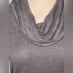 Andrea Jovine  Charcoal Cowl Neck Sweater Photo 1
