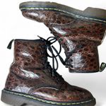 Dr. Martens Vintage England made size 7 brown aligator combat boots Photo 4
