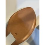 frankie's bikinis  White Surf Fin Terry Cloth Leather Heeled Sandal Size 36 Photo 11