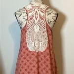 Miami SUMMERTIME HI-LO RACERBACK DRESS W/COTTON CROCHETED DETAILS SIZE MED Photo 1