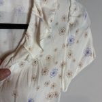 Aritzia  Sunday Best New Ruffled Wrap Dress, White Floral Photo 2