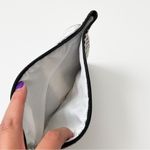 Woven tote bag with small zipper bag boho Black Photo 5