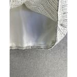 Banana Republic Women's A Line Skirt Size 8 White Black Tweed Cotton Blend Lined Photo 7