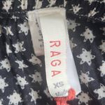 Raga Black and Oxblood Flirty Boho Mini Skirt NWT Size XS Boho Print Full Skirt Photo 4