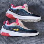 Nike Air Max Axis White Navy Pink Yellow Sneakers Size 9.5 Mesh Running Shoes Photo 5